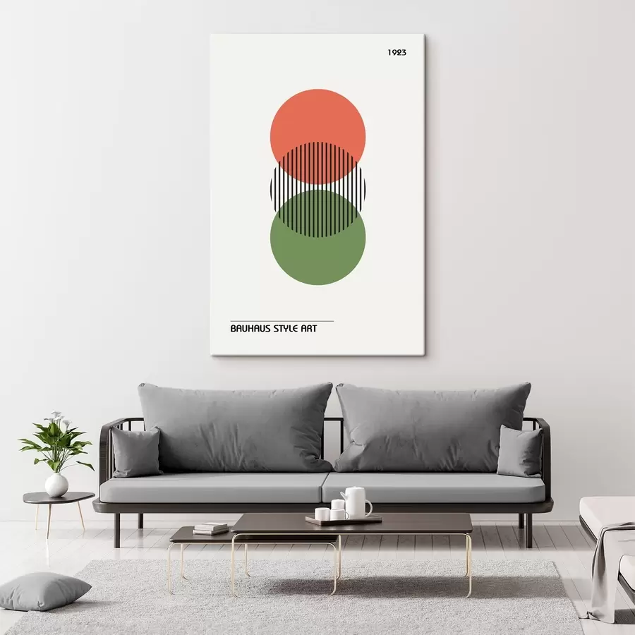 Wandbilder Geometrische Abstraktion des Bauhauses s39263