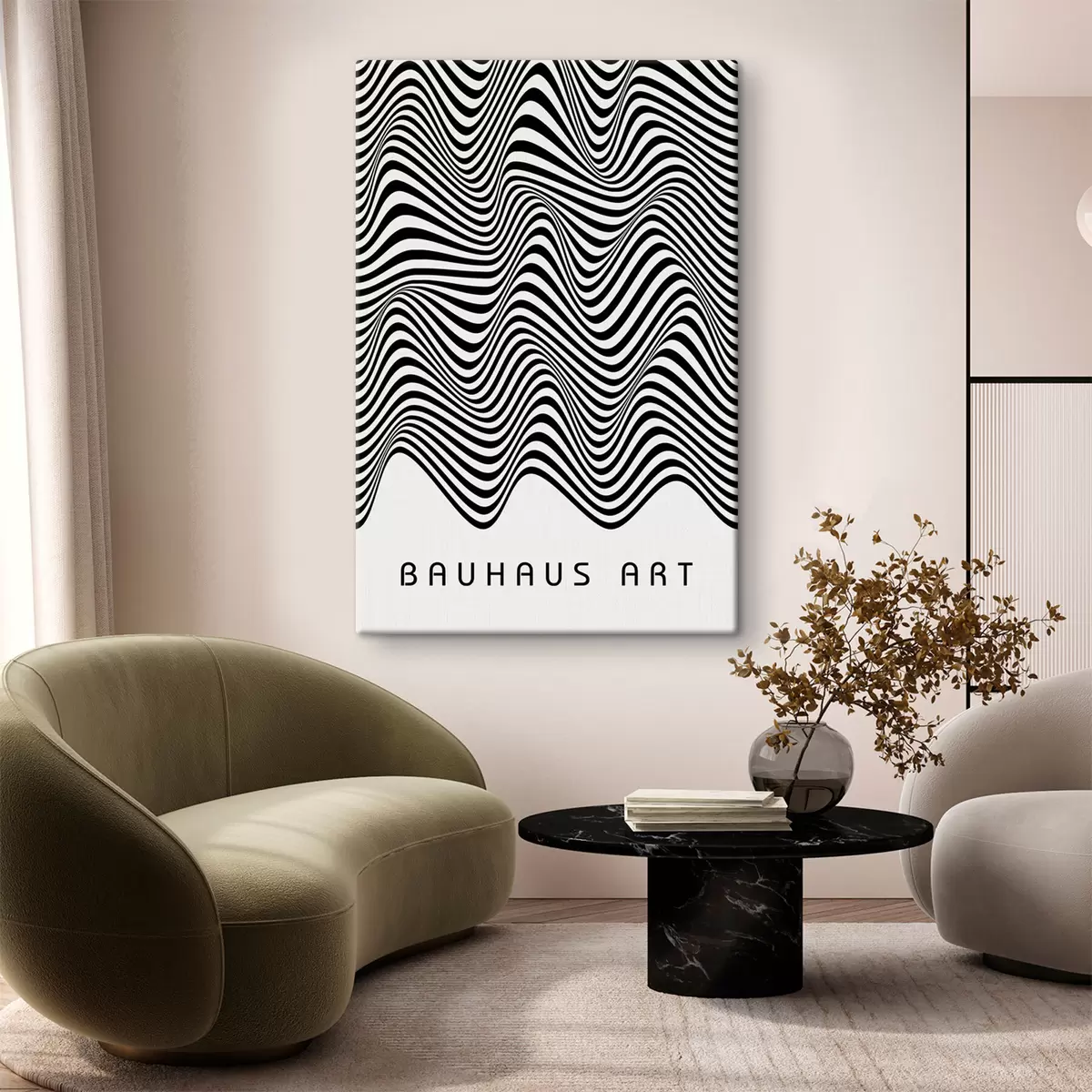 Wandbilder Geometrische Abstraktion des Bauhauses s39266