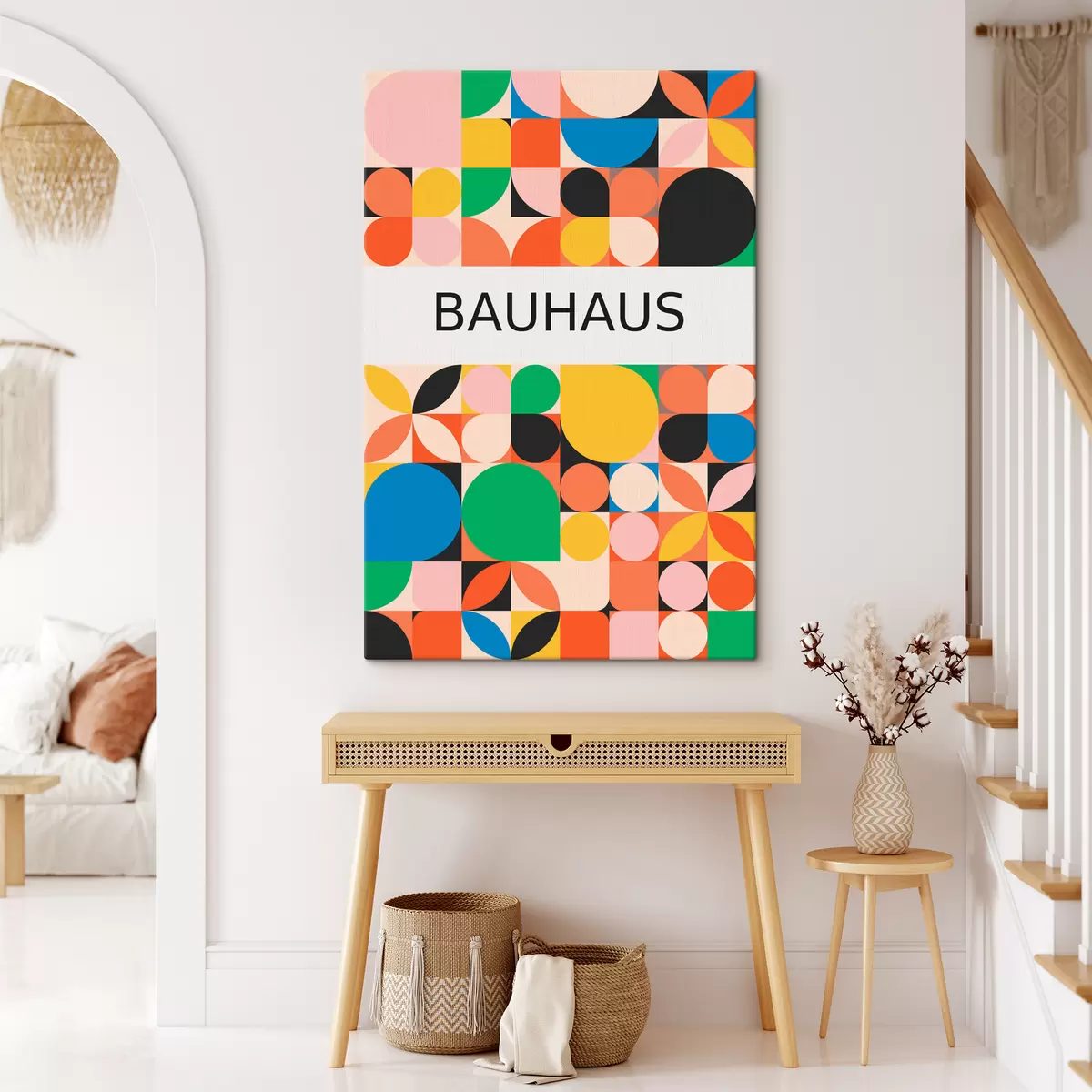 Wandbilder Geometrische Abstraktion des Bauhauses s39270