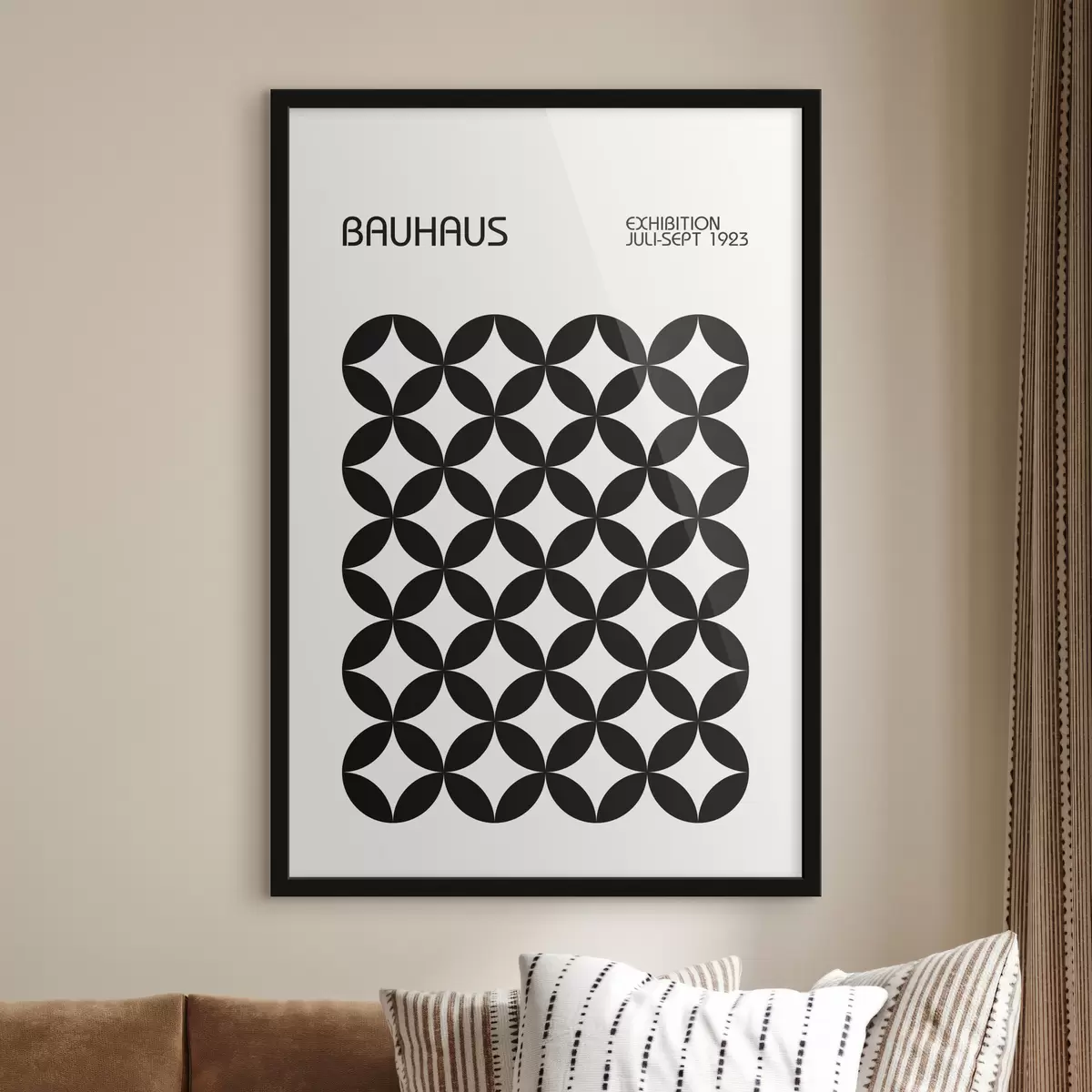 Poster Geometrische Abstraktion des Bauhauses f39259