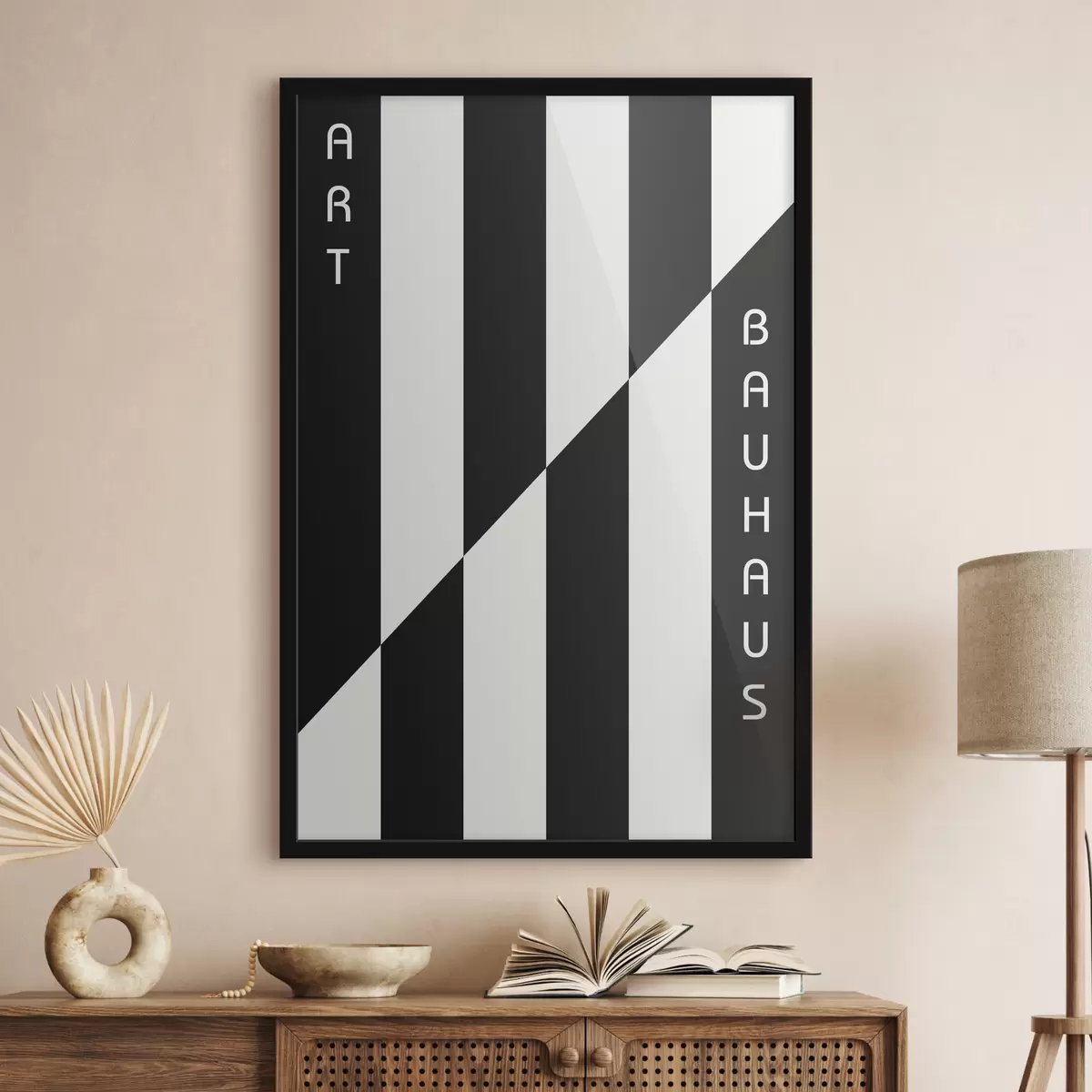 Poster Geometrische Abstraktion des Bauhauses f39269