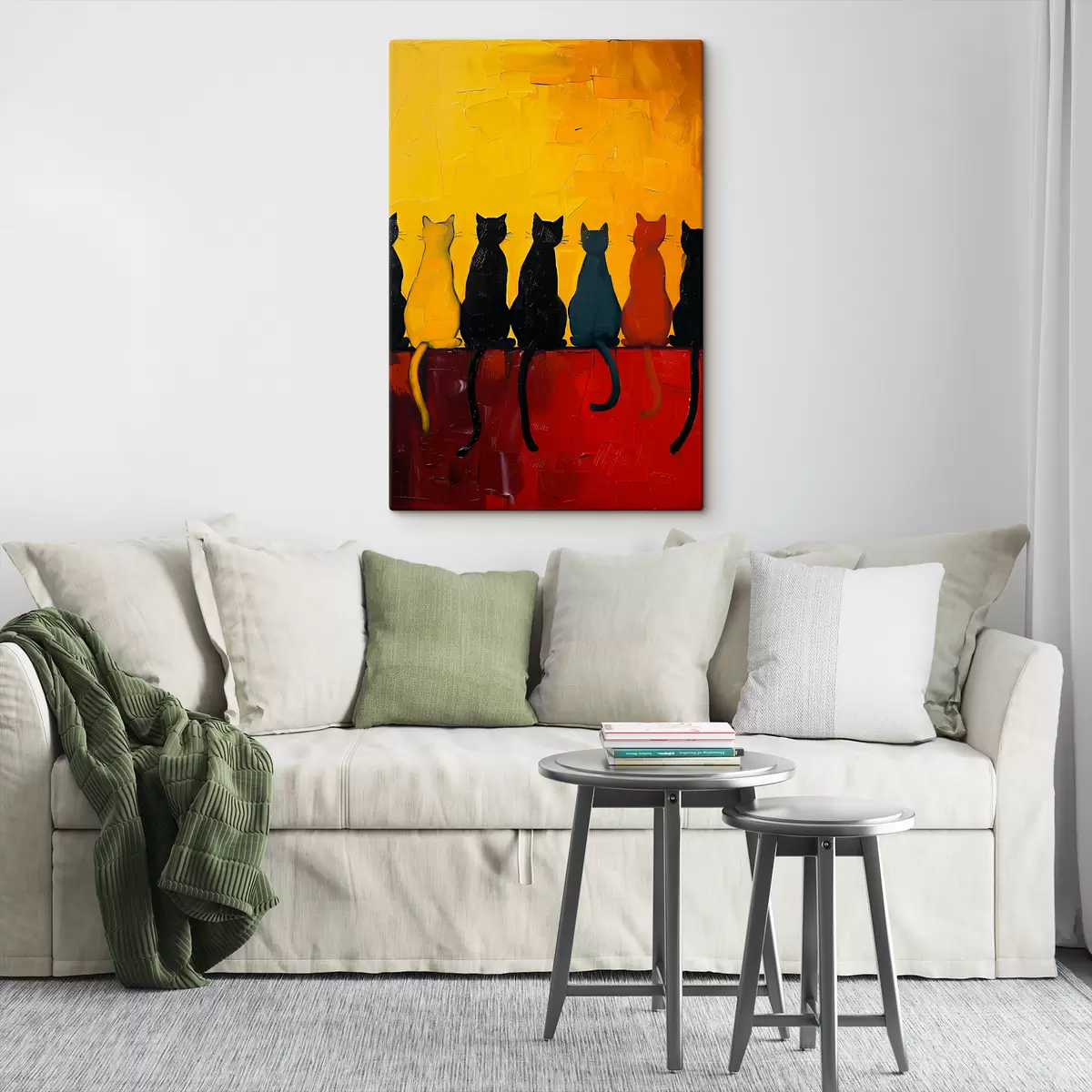 Wandbilder Katzen in Farben s39309
