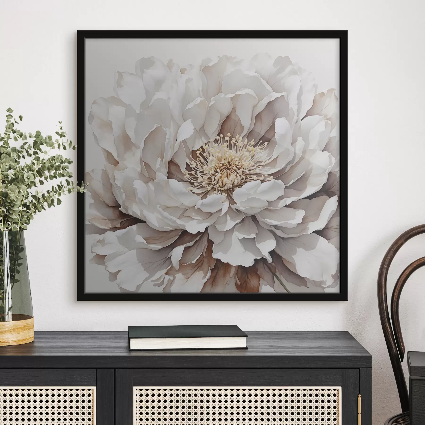 Fototapete Nahaufnahme einer weißen Blume f39178