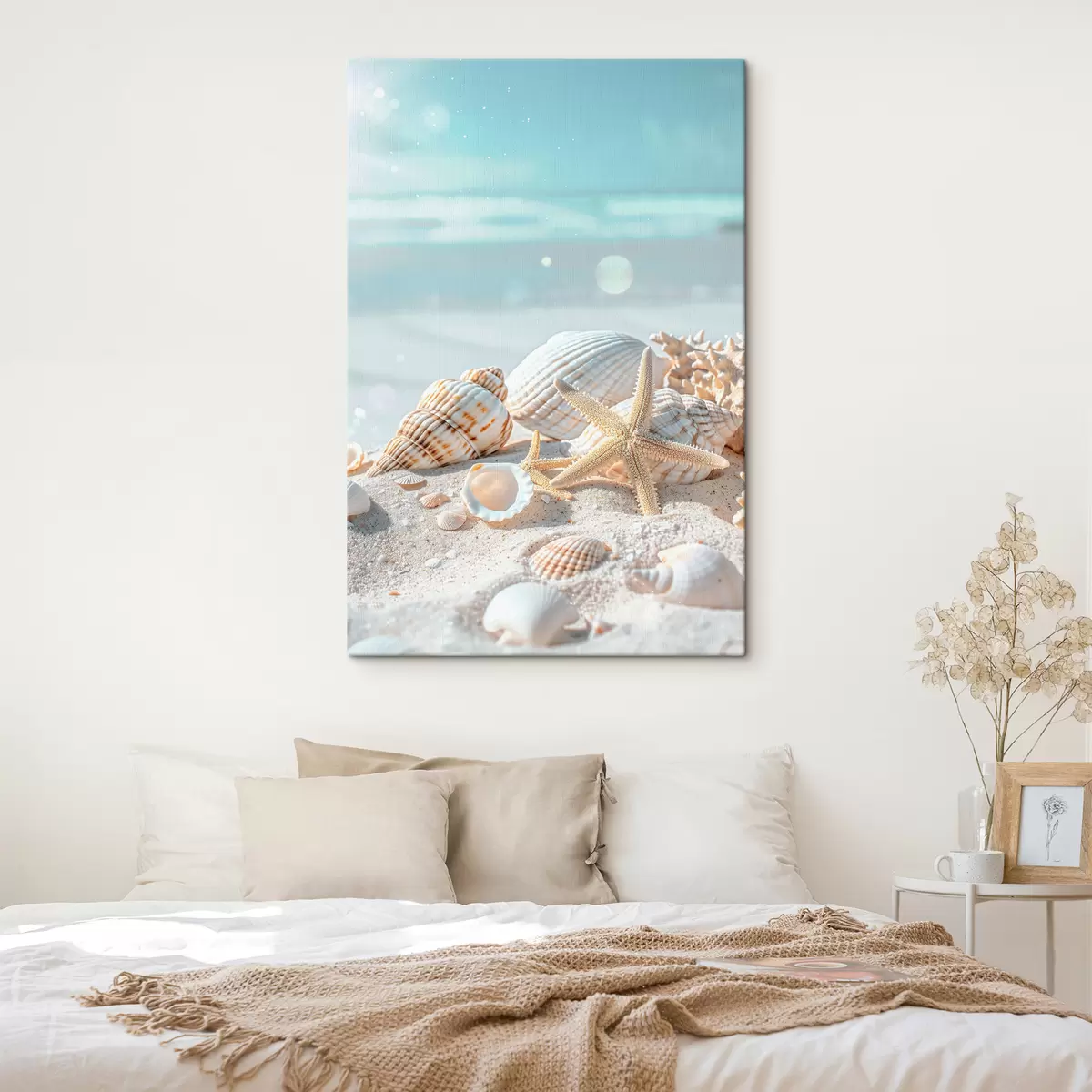 Wandbilder Muscheln auf dem Sand s39221