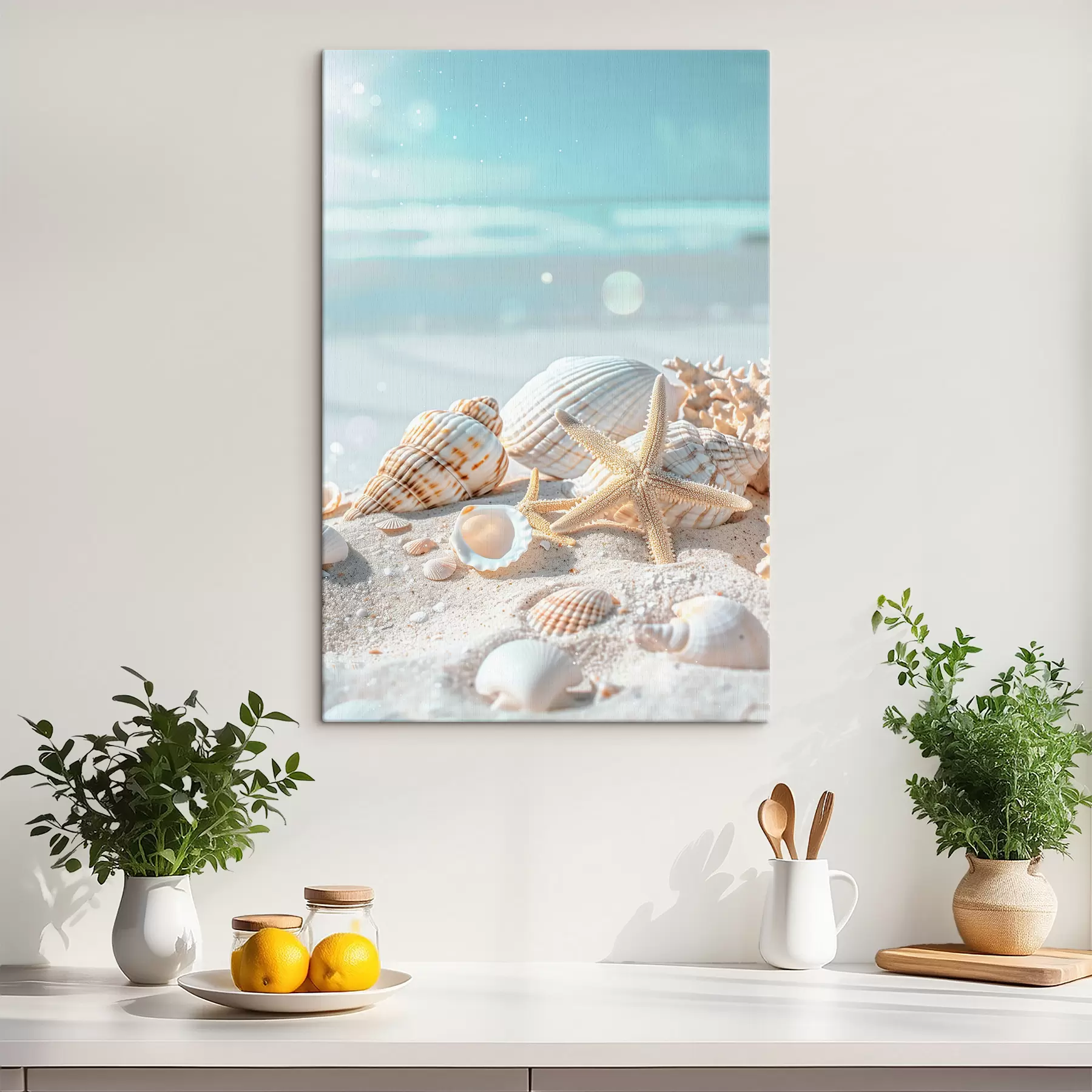 Fototapete Muscheln auf dem Sand s39221