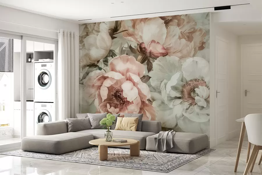 Fototapete Pfingstrosen w01291