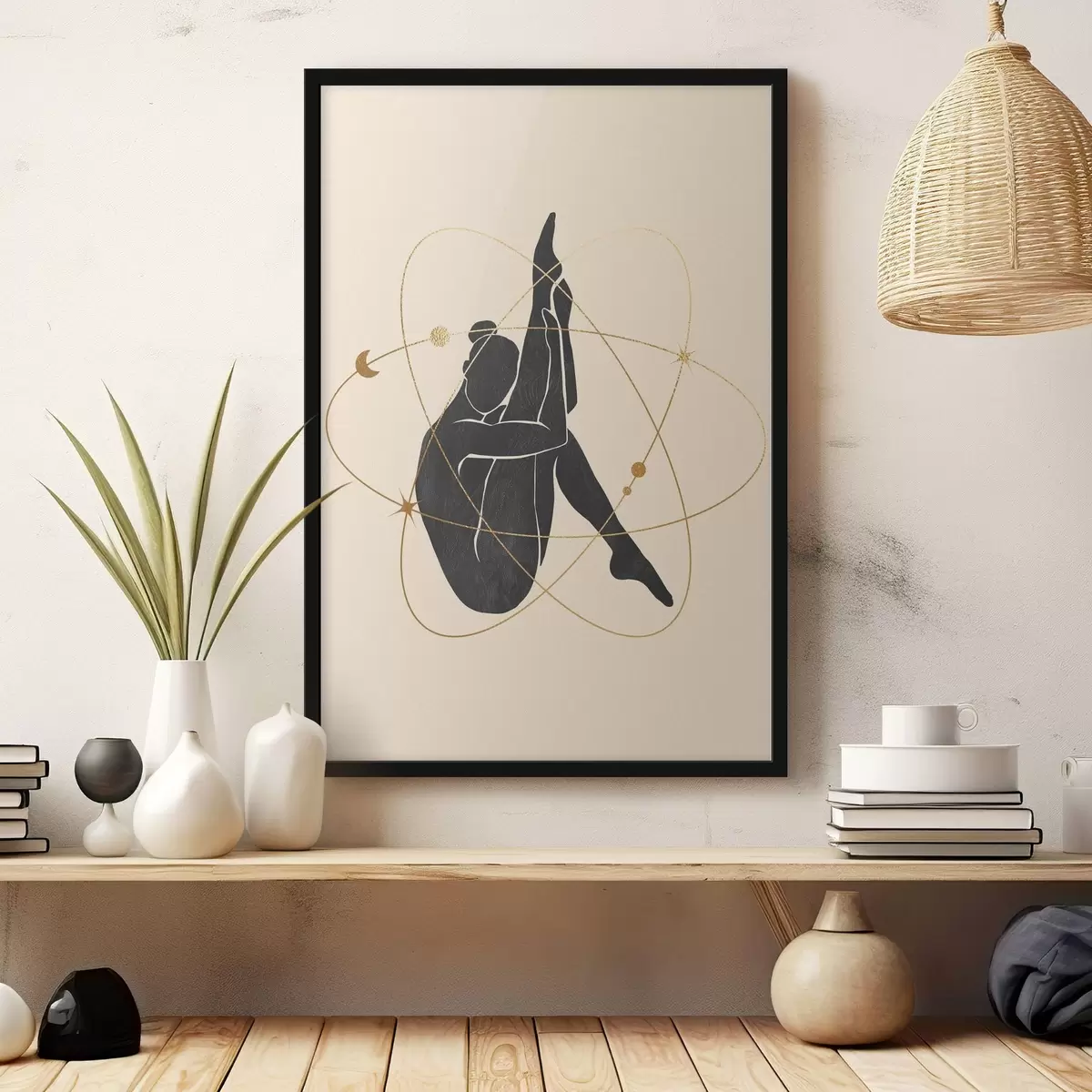 Poster Schönheit durch anmutige Bewegung erforschen f37777