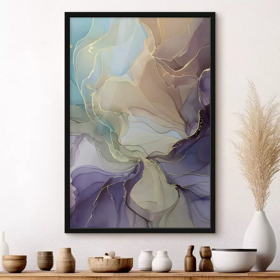 Fototapete Abstraktion mit Alkoholfarben f39482