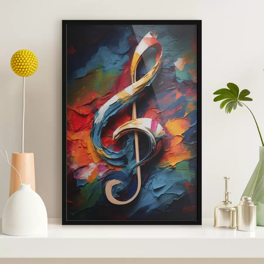 Wandbilder Hinweis zum abstrakten Ölhintergrund f39373