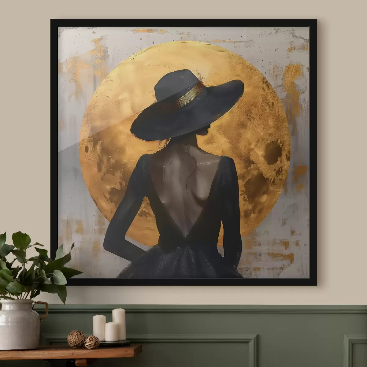 Poster Das Mädchen in Schwarz f39685