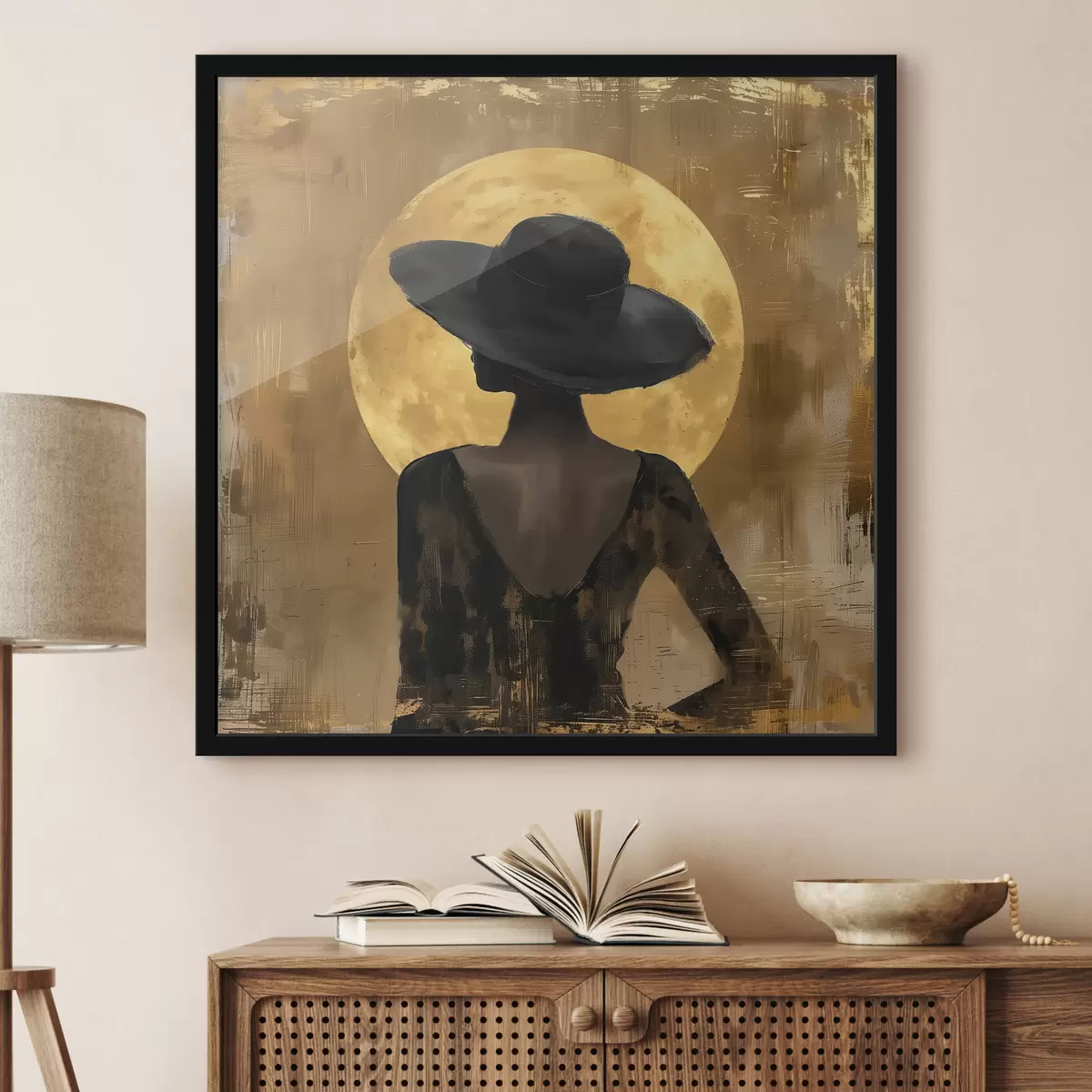 Poster Das Mädchen in Schwarz f39686