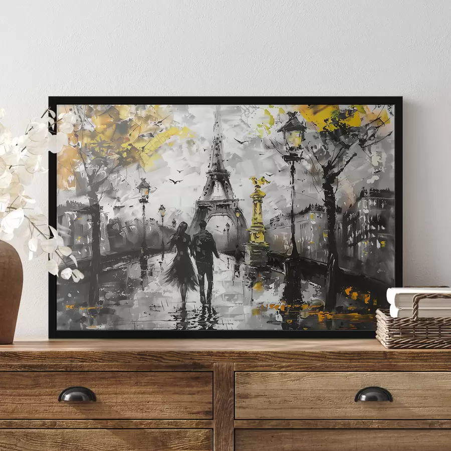 Fototapete Ein Paar in Paris f39692