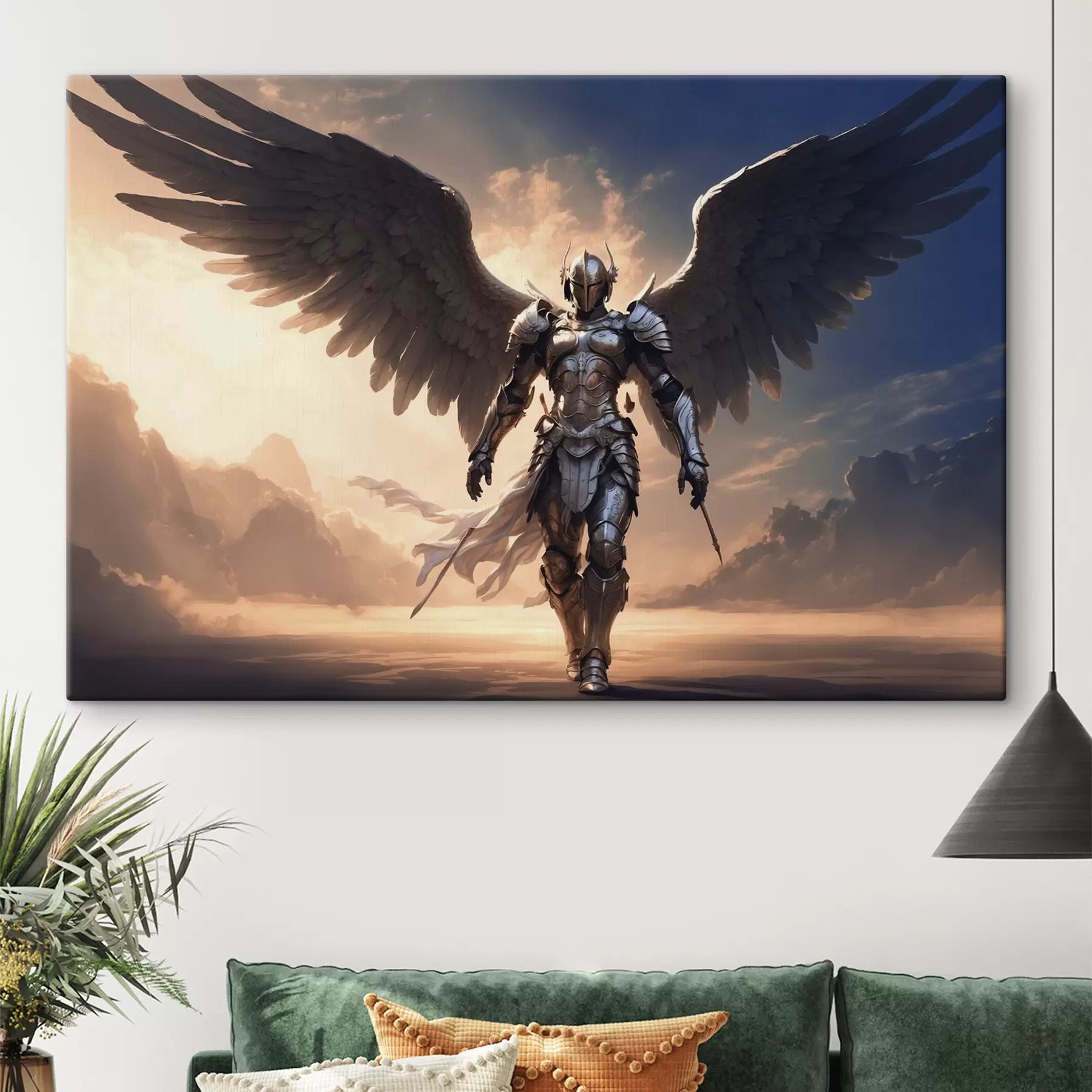 Fototapete Engel in Rüstung s39595