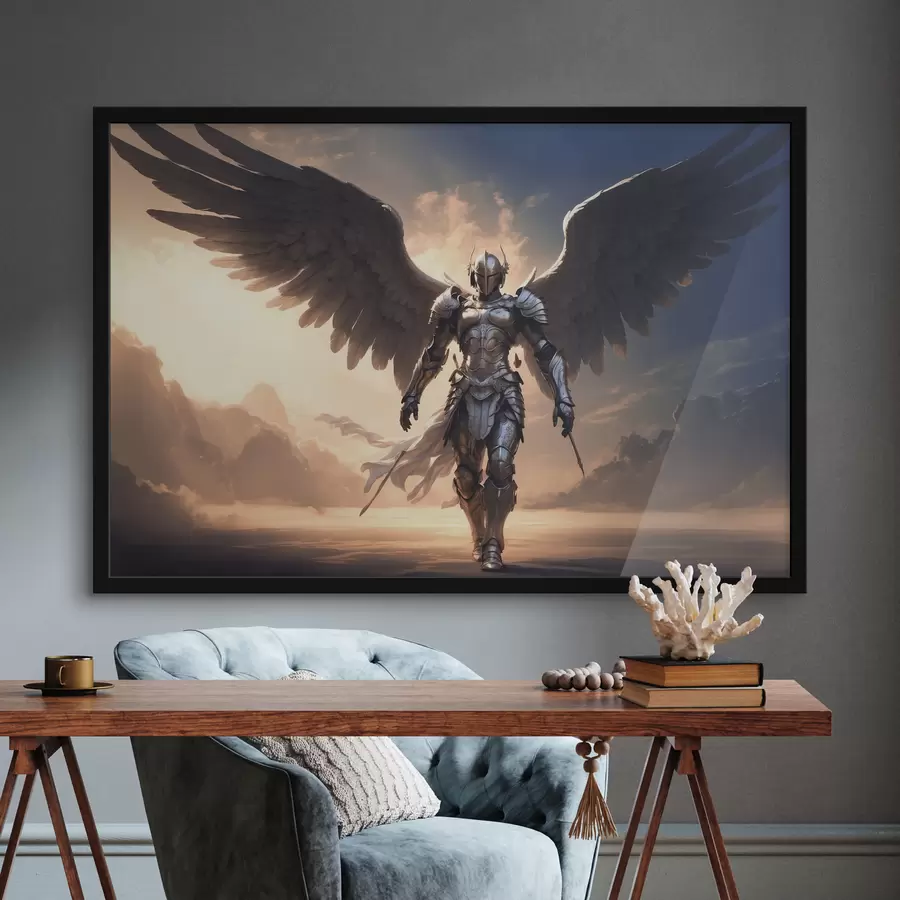 Fototapete Engel in Rüstung f39595