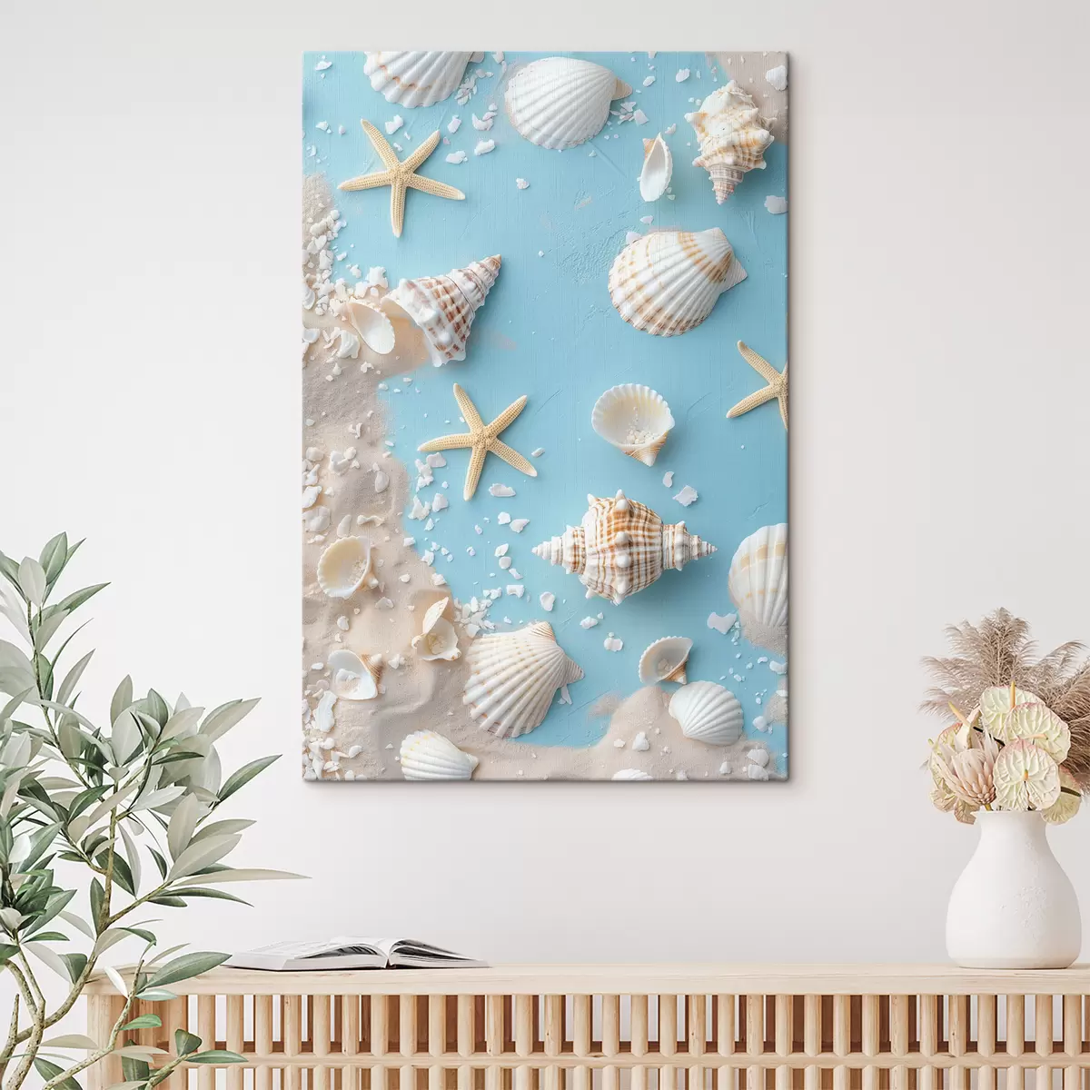 Wandbilder Navy-Muster s39806