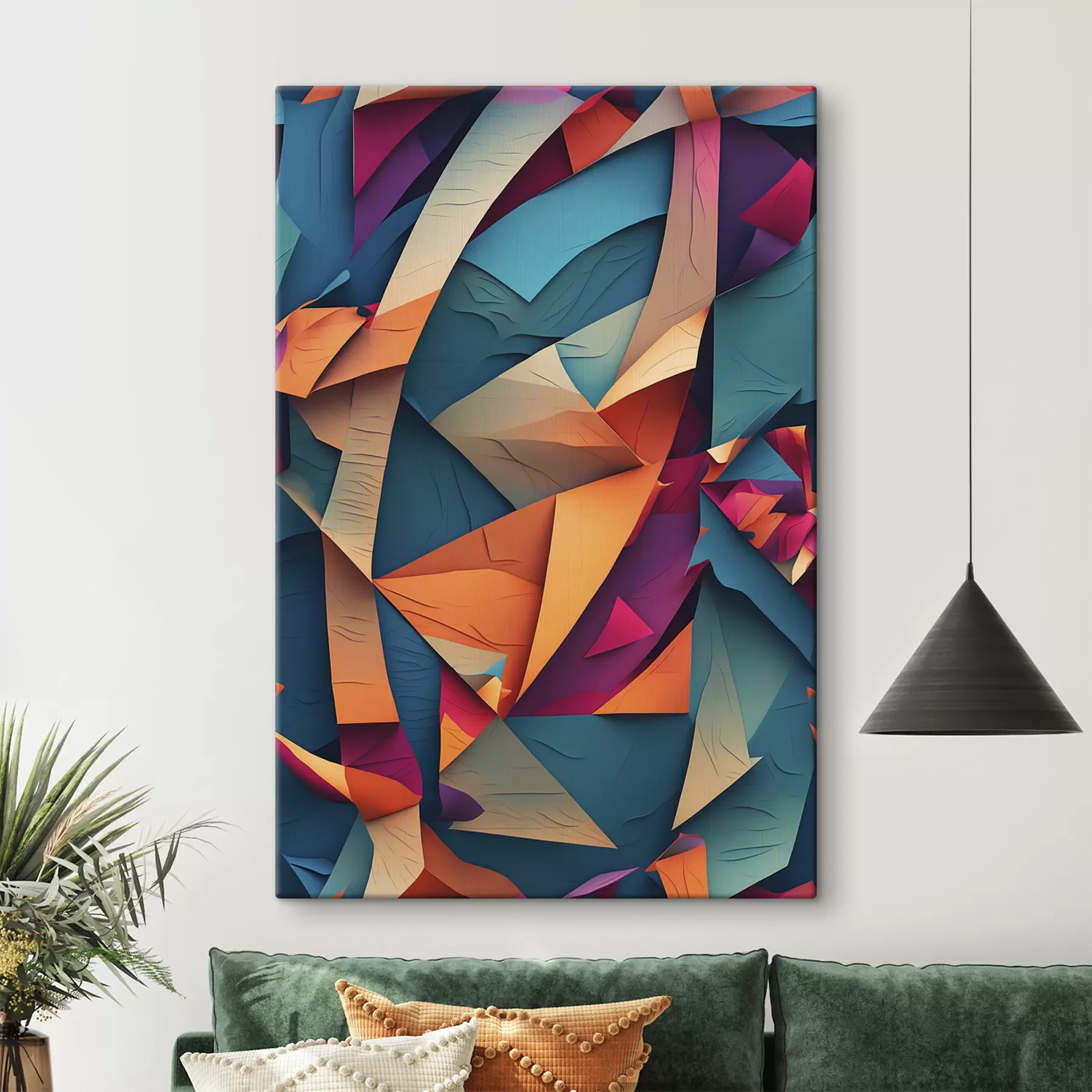 Fototapete Abstraktes mehrfarbiges Bild s39849