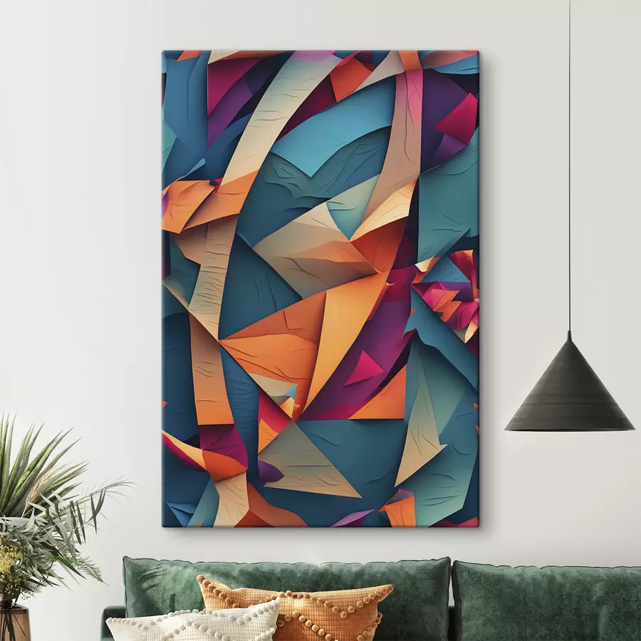 Wandbilder Abstraktes mehrfarbiges Bild s39849