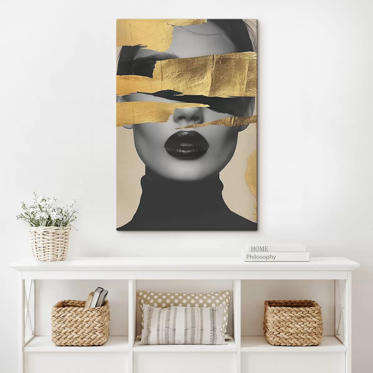 Wandbilder Das Gesicht eines Mädchens s39875