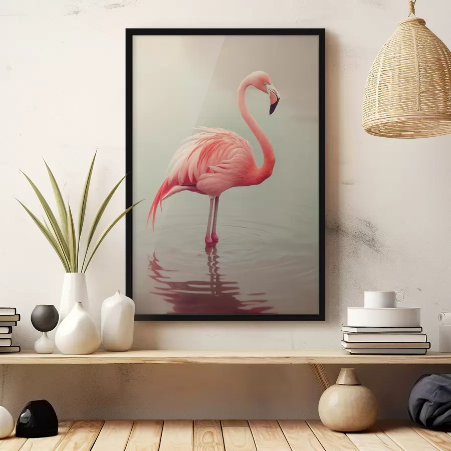 Fototapete Rosa, Flamingo f39965
