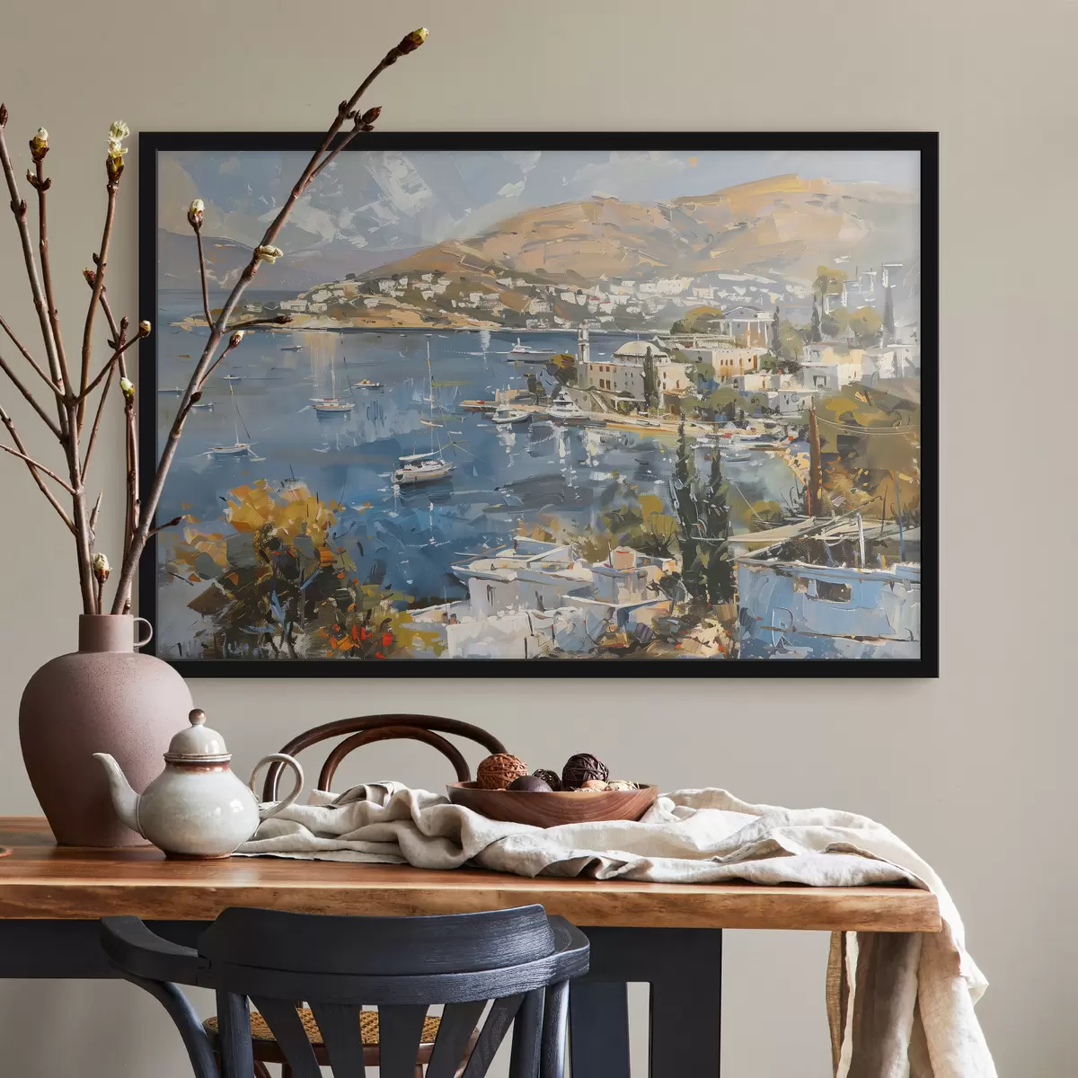 Poster Bodrum, eine türkische Küstenstadt f39907