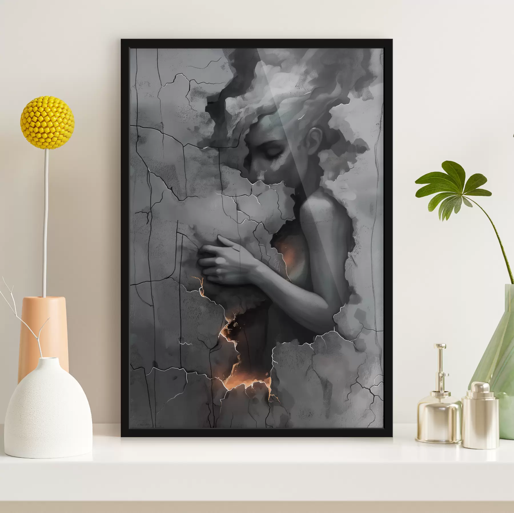 Wandbilder Mädchen, Wände, Fehler f39994