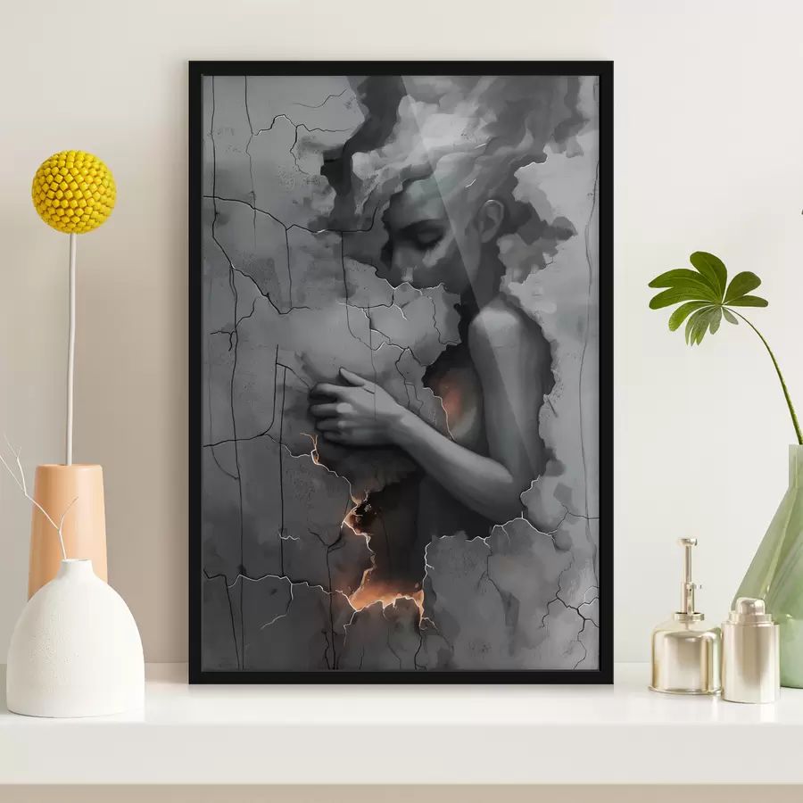 Fototapete Mädchen, Wände, Fehler f39994