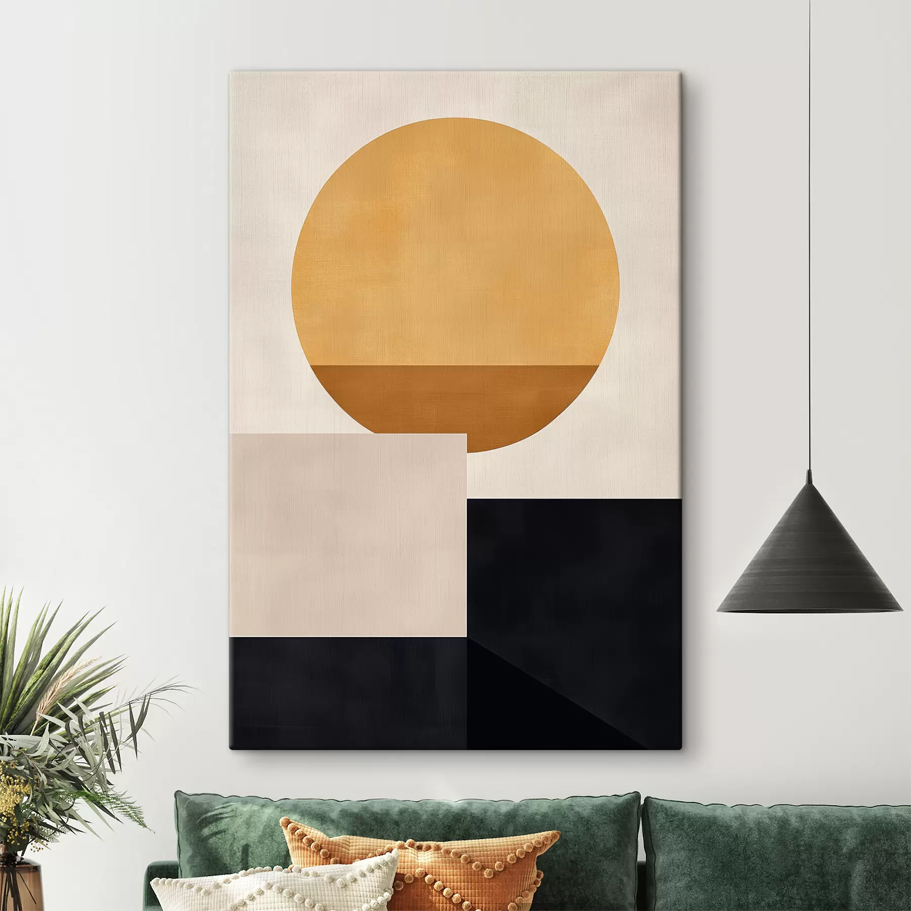 Fototapete Abstraktion mit geometrischen Formen s39896