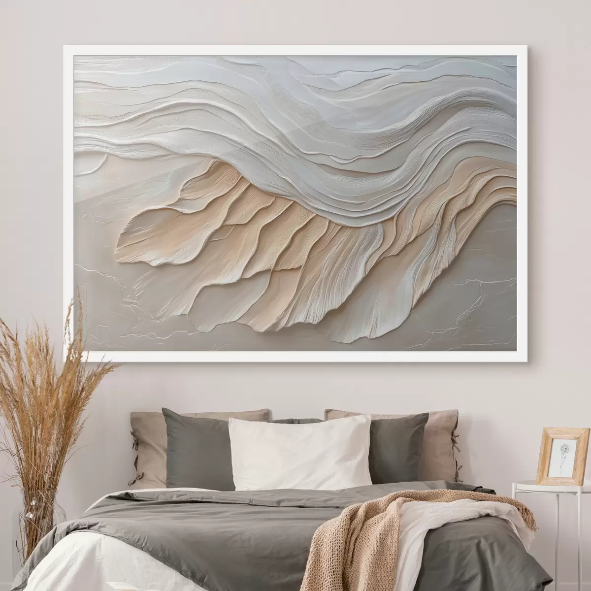 Poster Abstraktion mit Texturimitation f39894