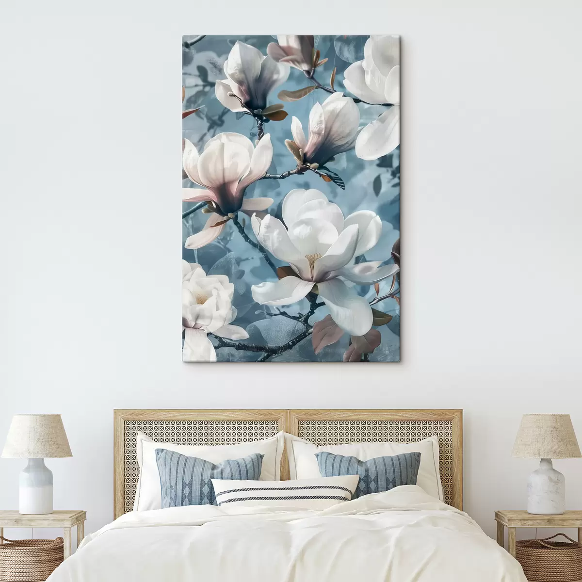 Wandbilder Weiße Magnolien s40187