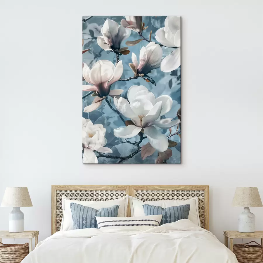 Wandbilder Weiße Magnolien s40187