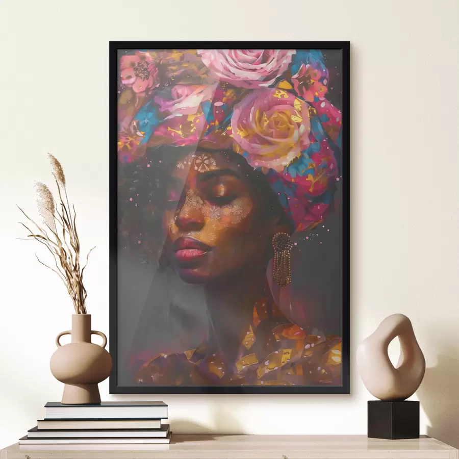 Fototapete Afro-Frau f40182