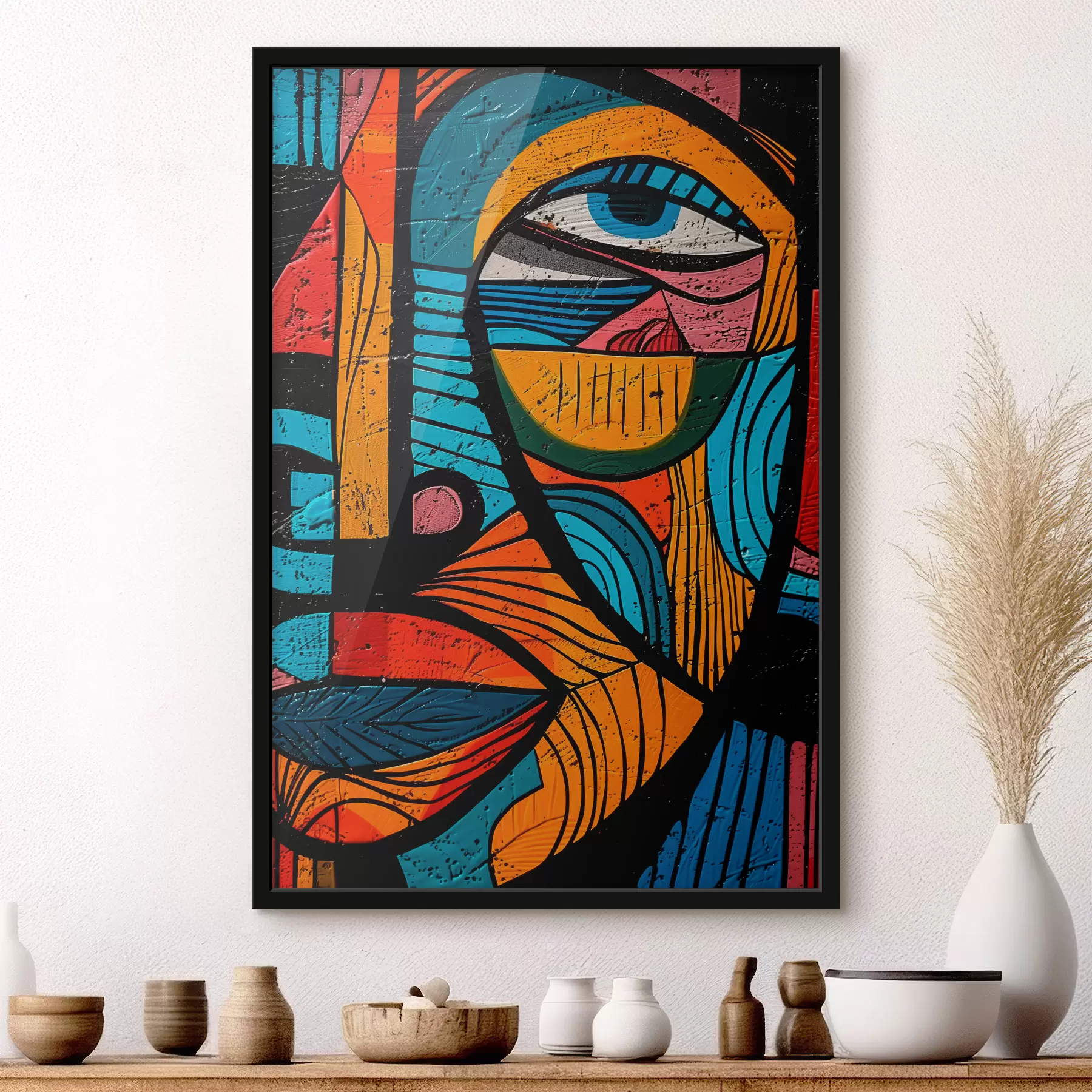 Fototapete Abstraktes Gesicht f40207