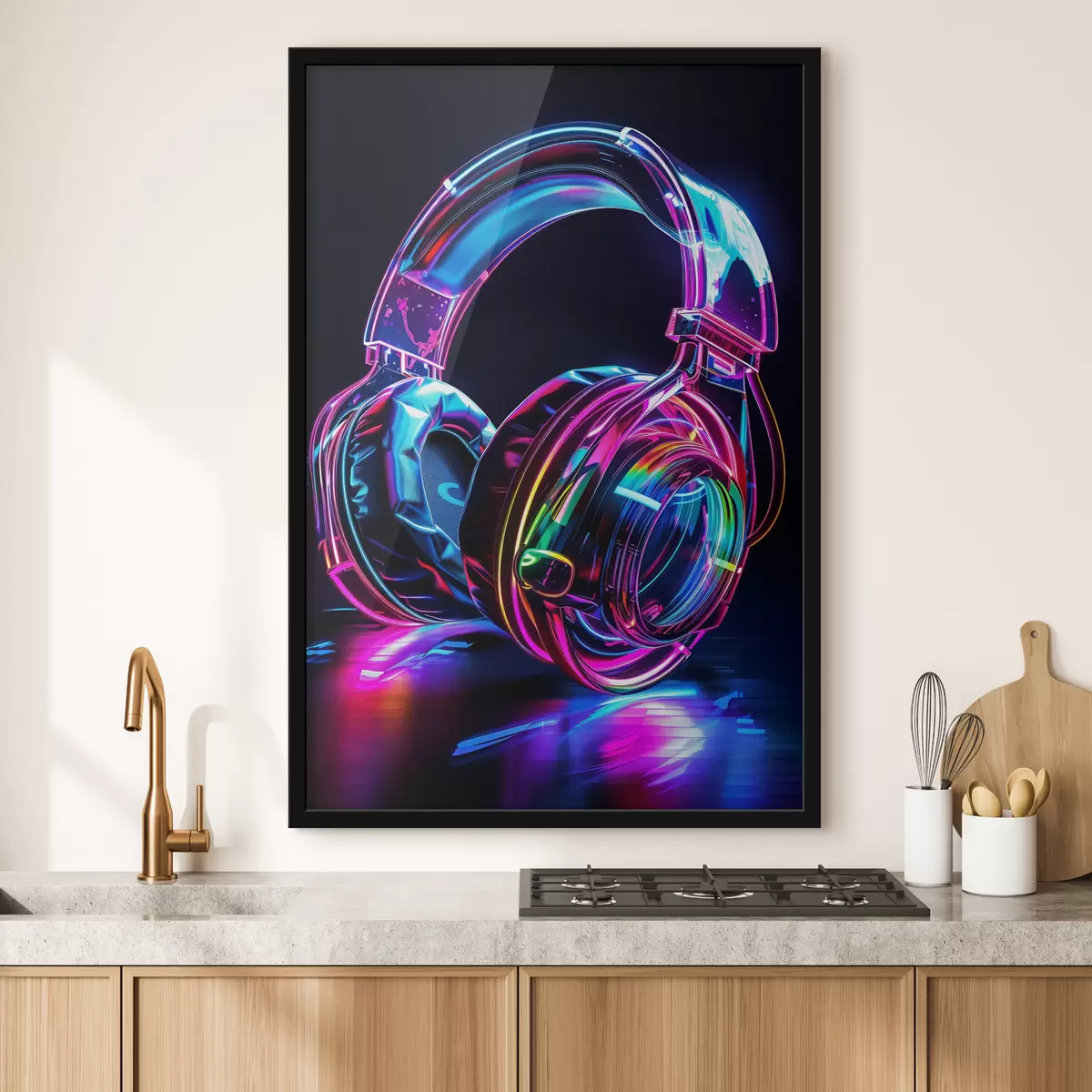 Poster Helle Kopfhörer f40209