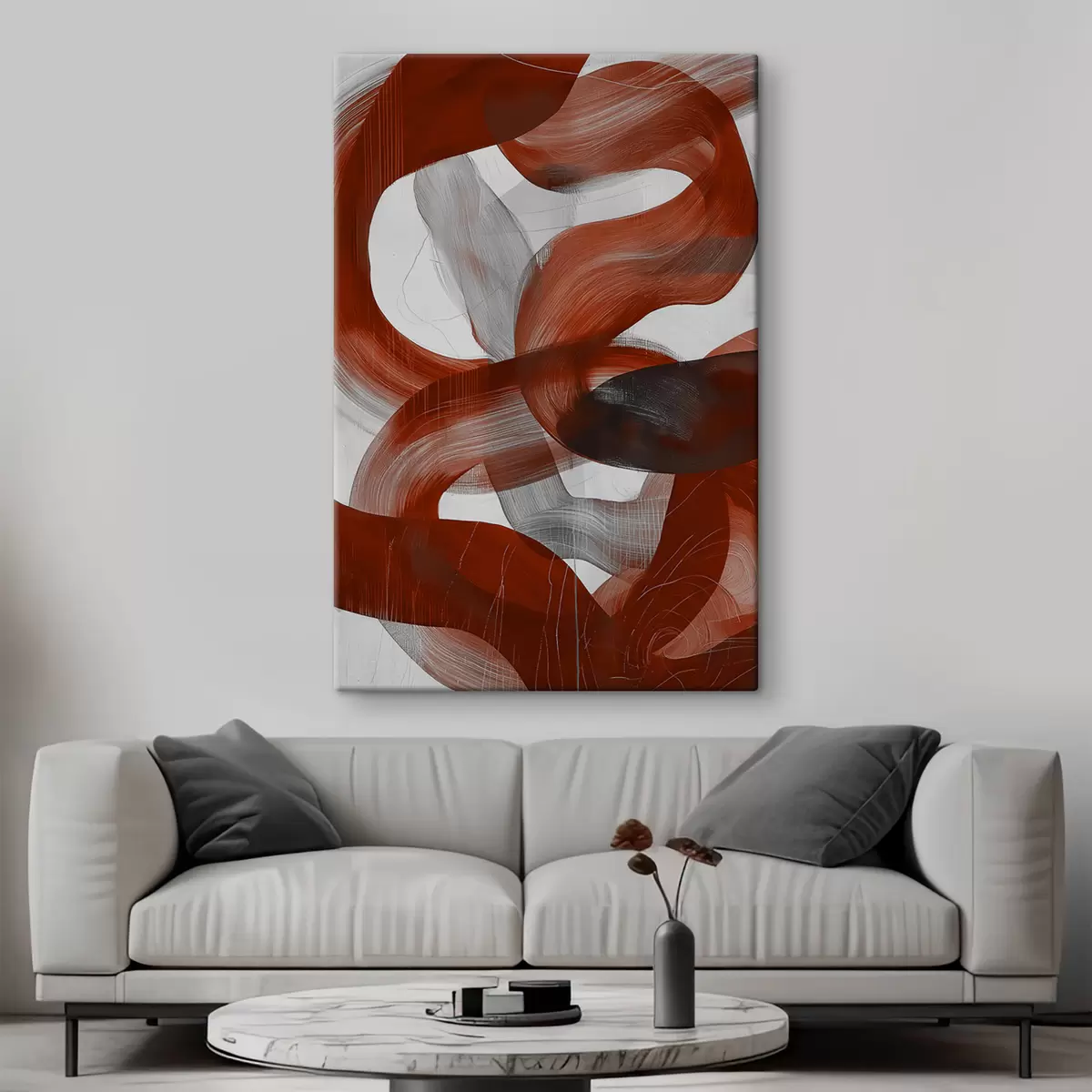 Wandbilder zerkratzte Farbe Abstraktion s40247