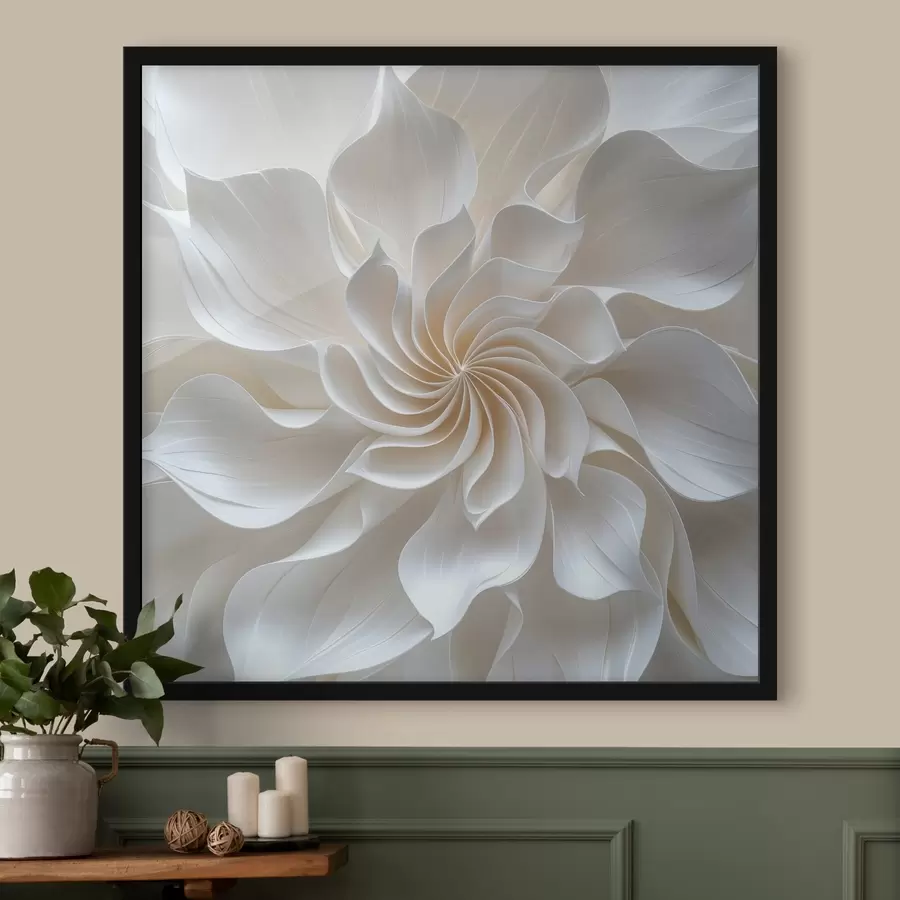 Wandbilder große helle Blume f40261