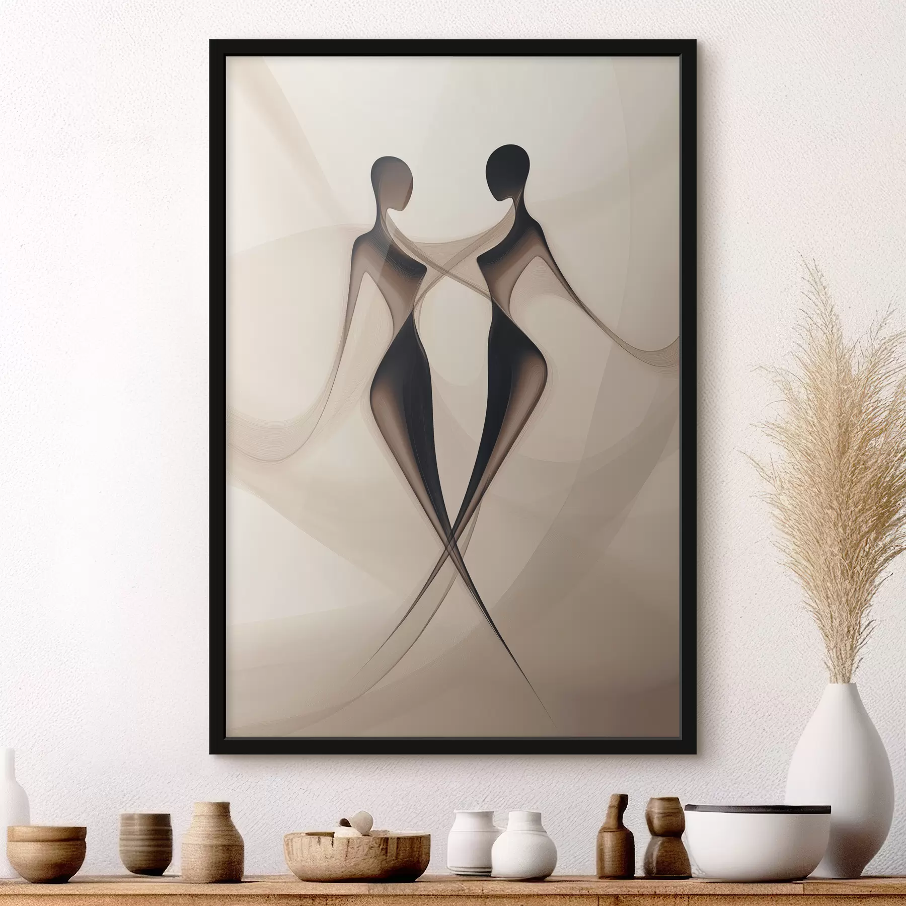 Wandbilder Abstrakte Silhouetten f40279