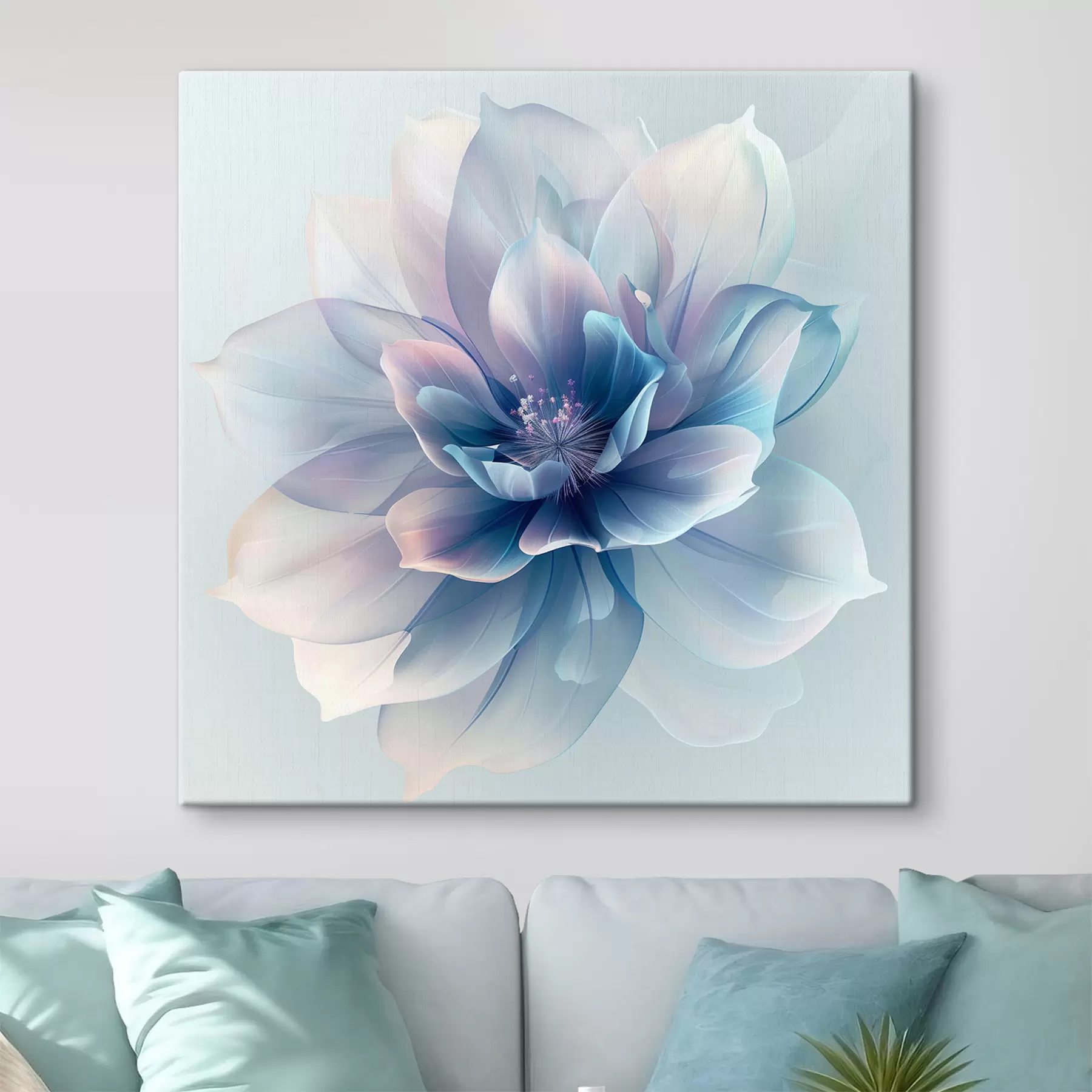 Fototapete Zarte abstrakte Blume s40362