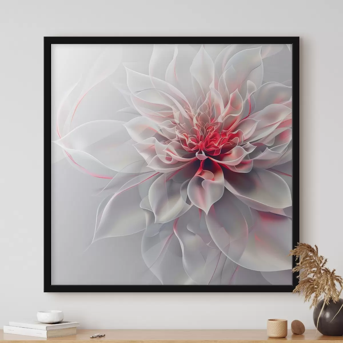 Poster Abstrakte Blume f40359