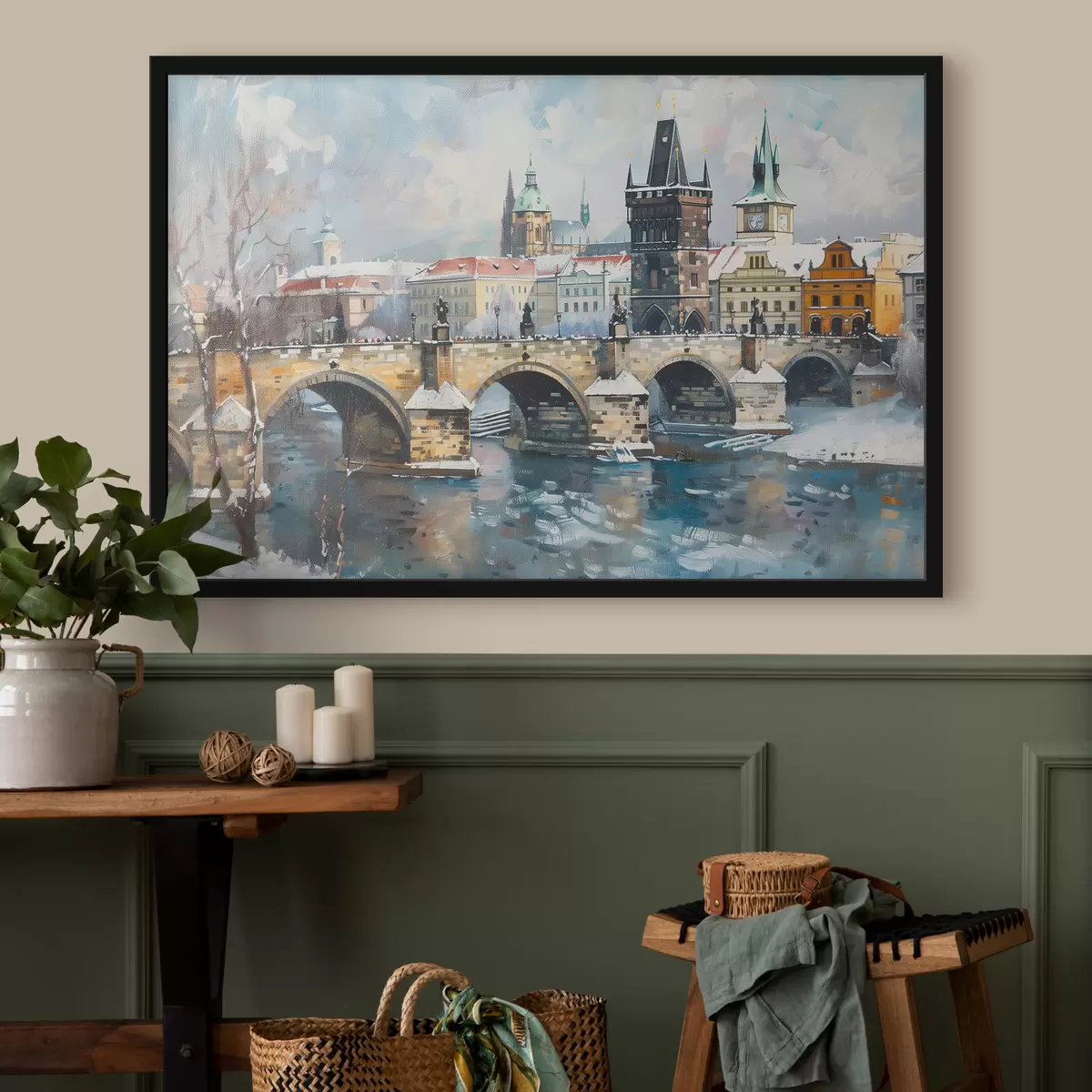 Poster Prager Brücke f40378