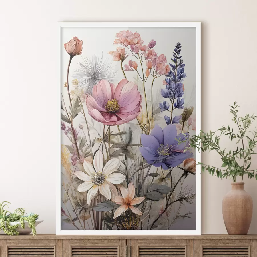 Fototapete Wildblumen, Blumenarrangement f40423