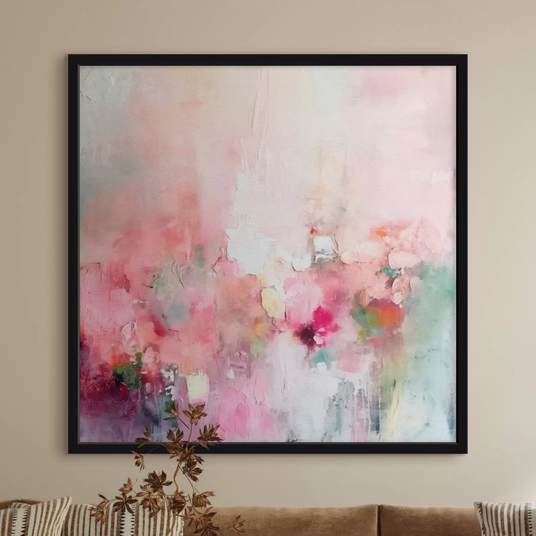 Fototapete Abstrakte große Pinselstriche im modernen Stil f40512