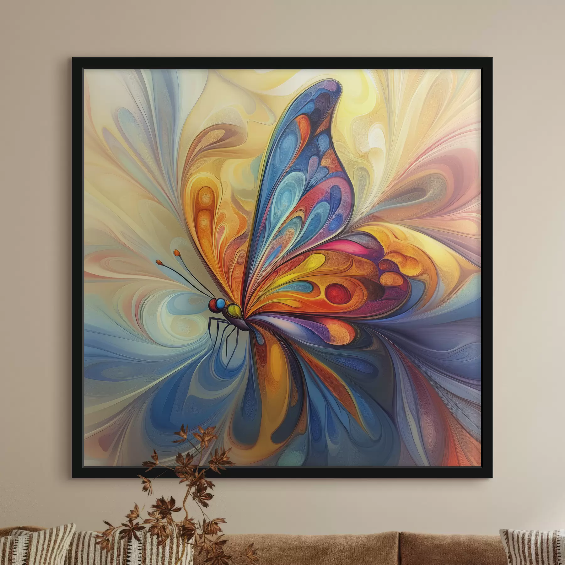 Fototapete Abstrakter Schmetterling f40451