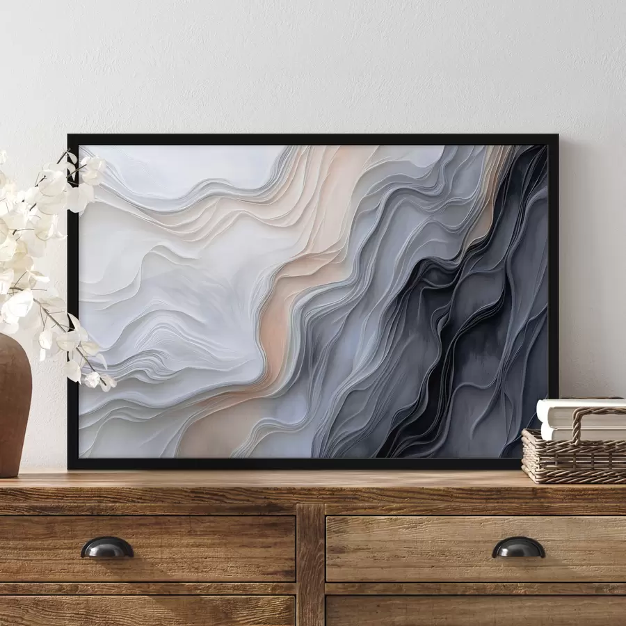 Fototapete Abstrakte Wellen mit Texturimitation f40507