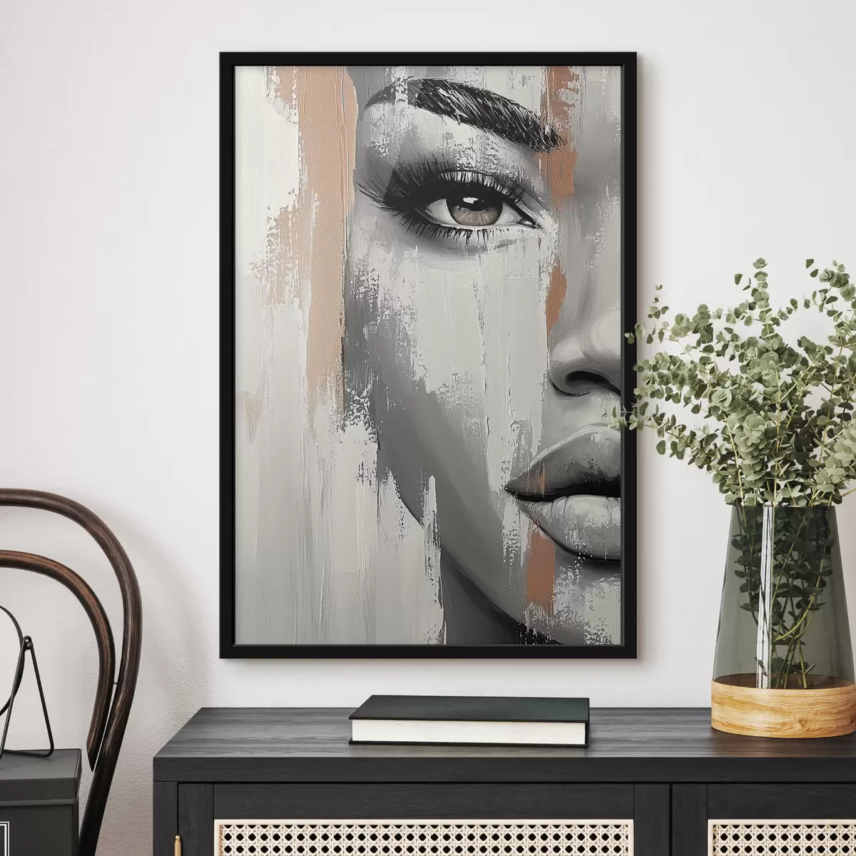 Poster Gesicht einer Frau f40535