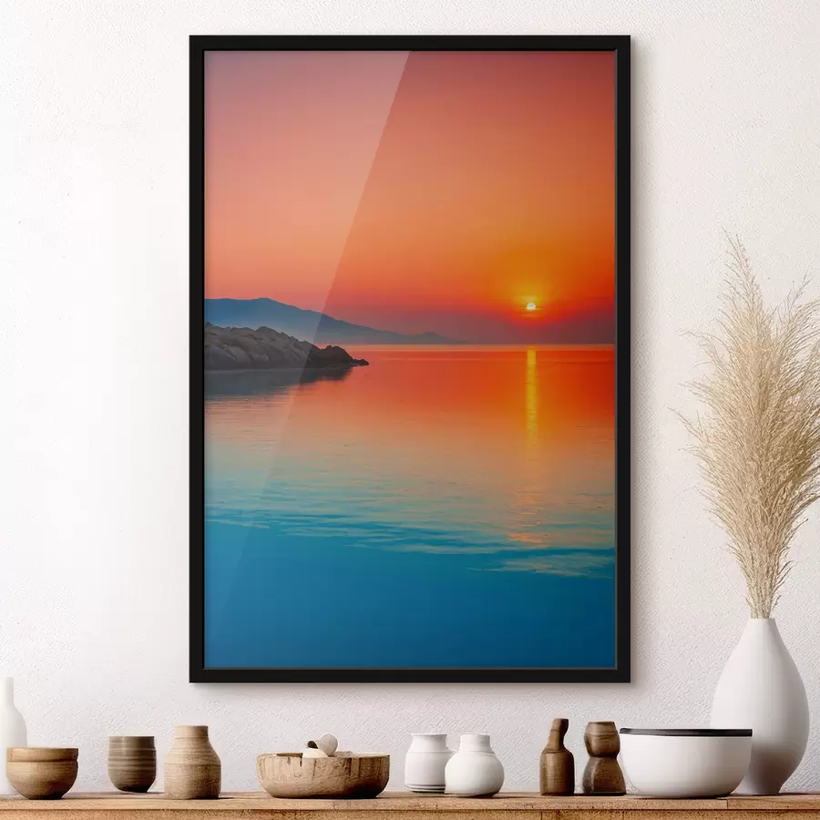 Fototapete Meer bei Sonnenuntergang f40464