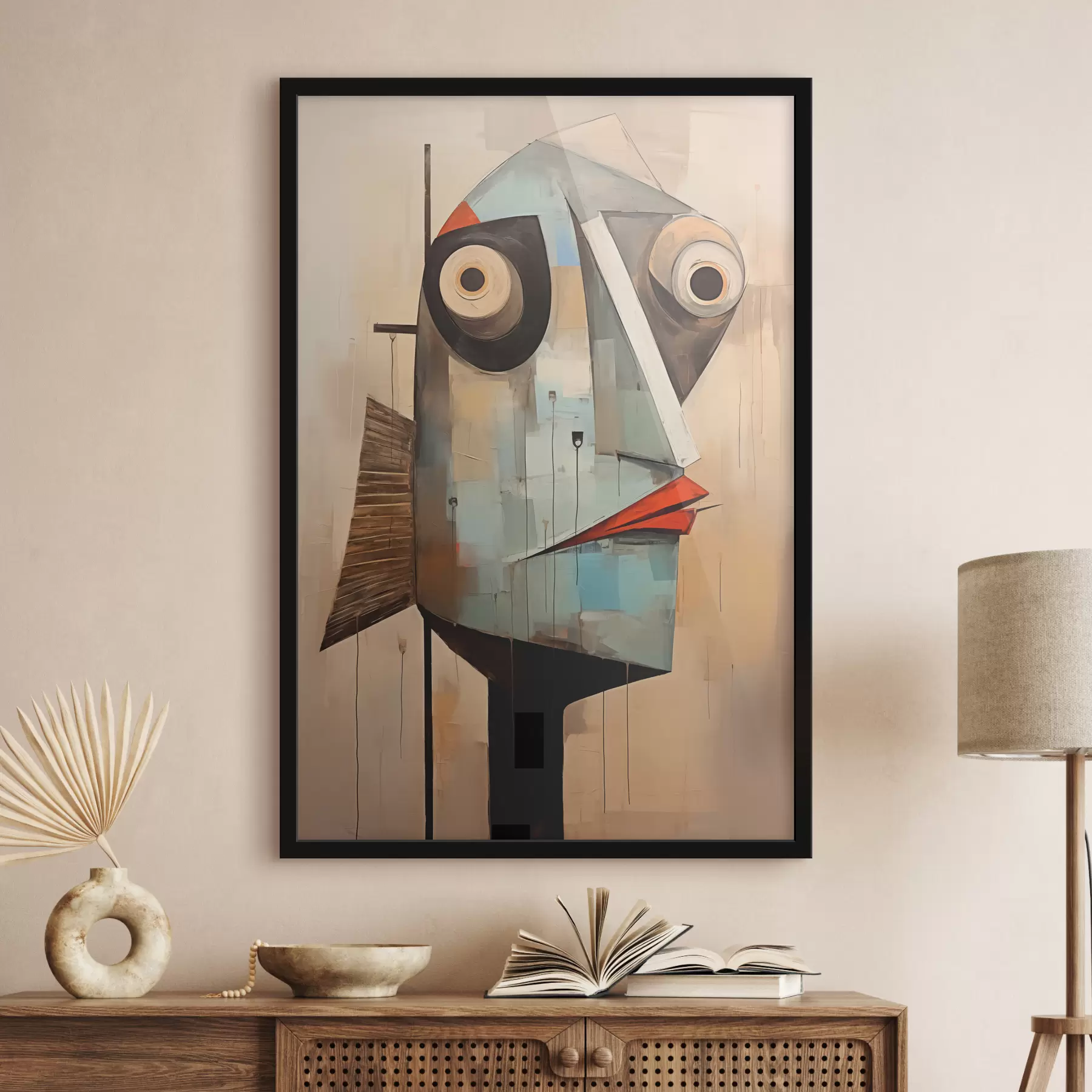 Fototapete Abstraktes surreales Porträt f40797