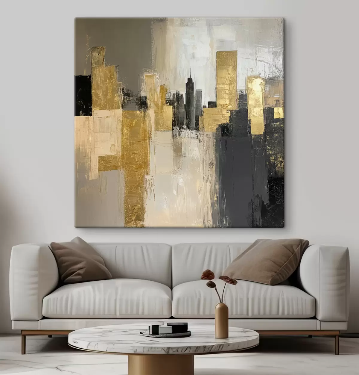 Wandbilder Abstraktes Bild der Stadt s40831