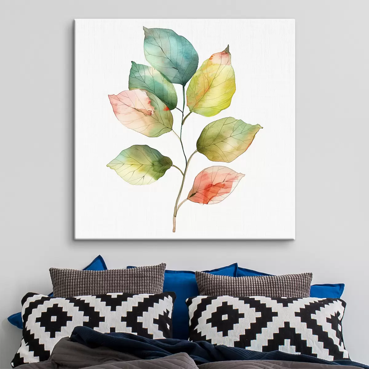 Wandbilder Aquarellierte Blätter s40765