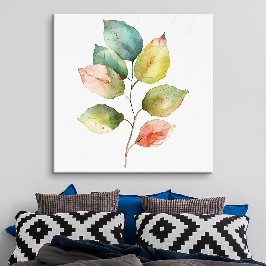 Wandbilder Aquarellierte Blätter s40765