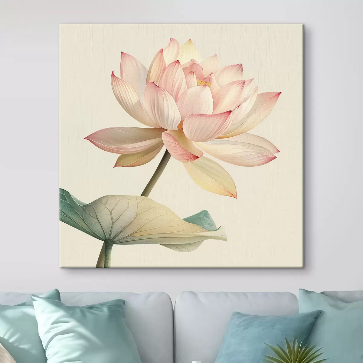 Wandbilder Große Lotosblume s40771